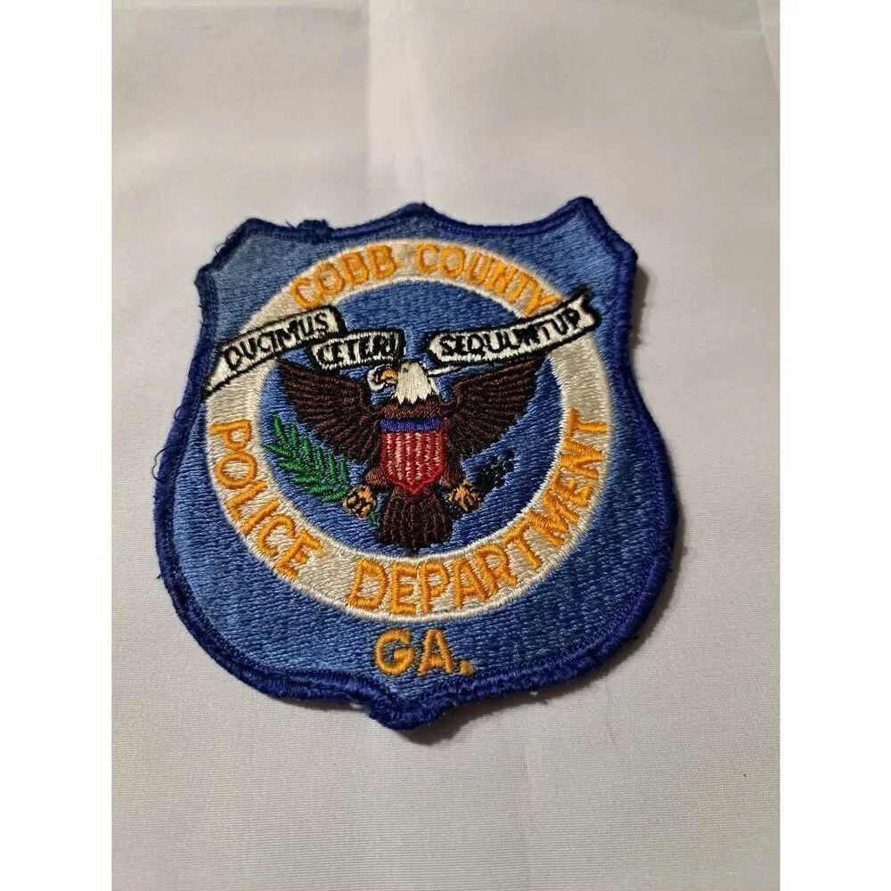 Vintage Cobb County Georgia GA Police Department Sew on Patch